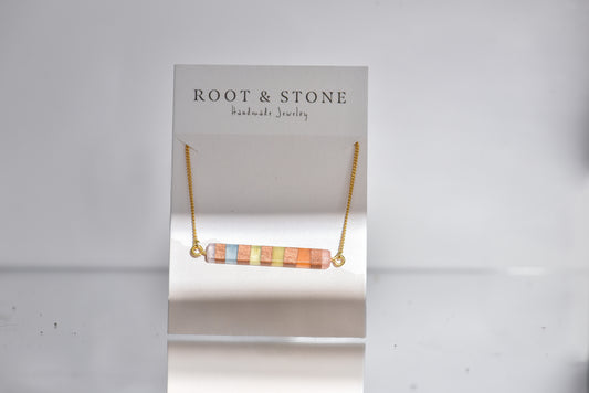 Rainbow Necklace Horizontal