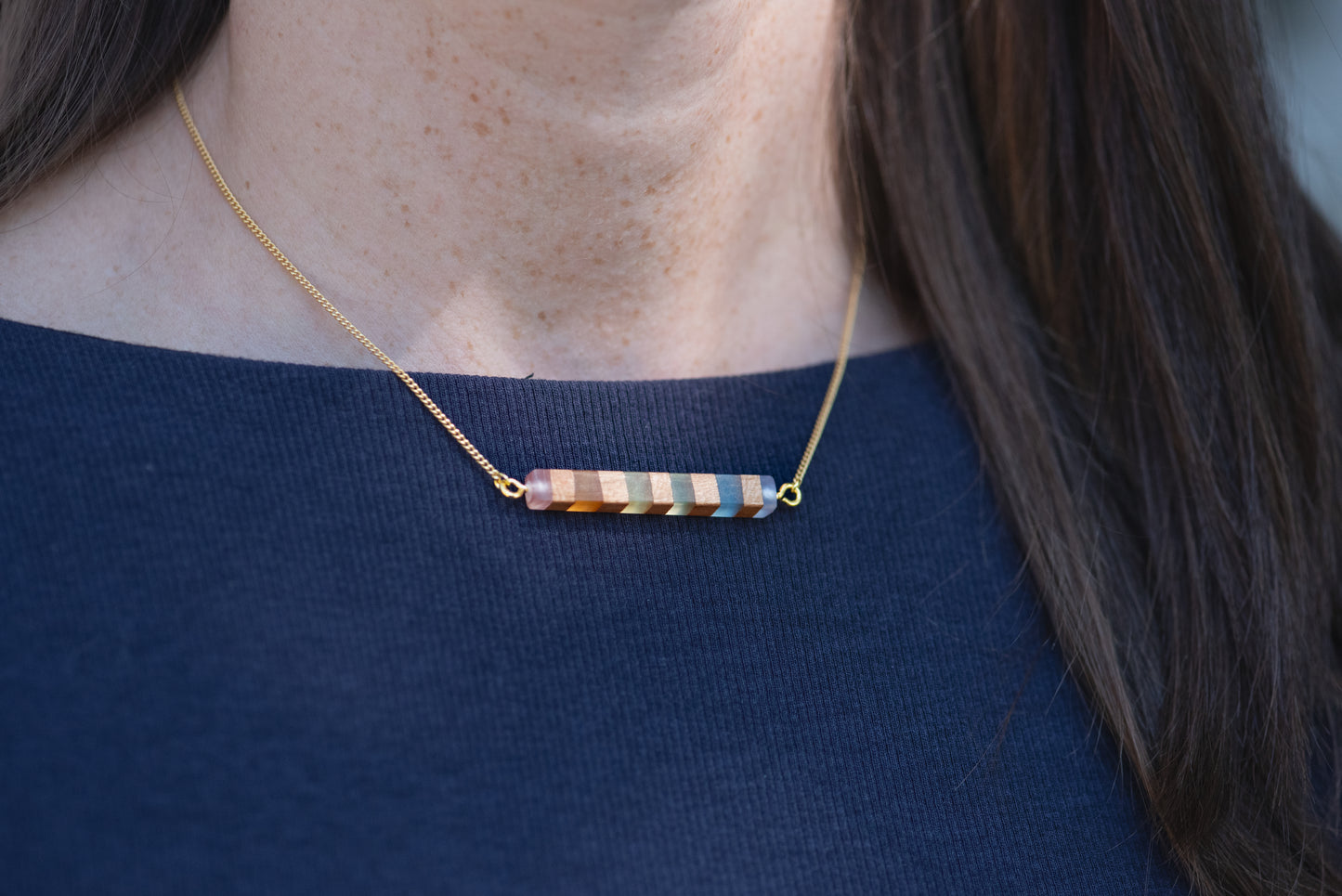 Rainbow Necklace Horizontal